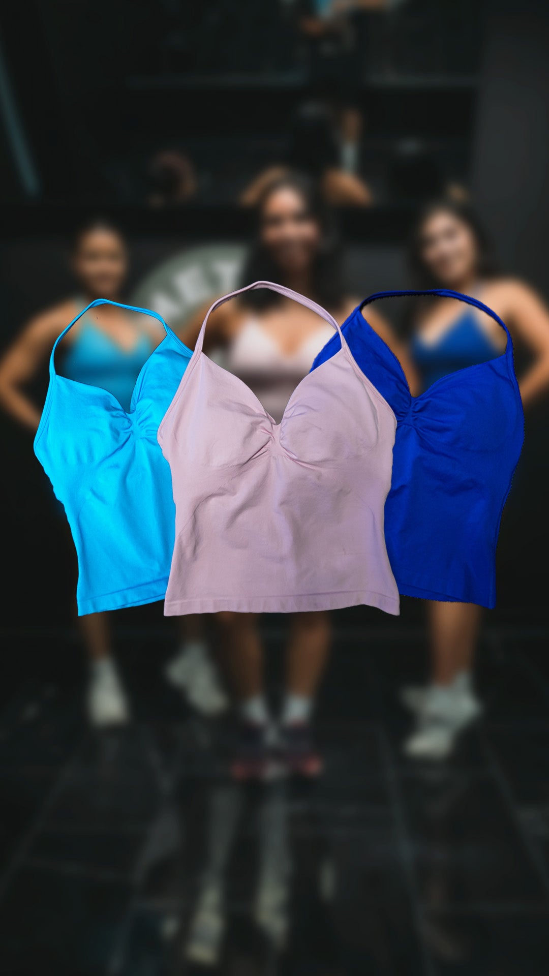 Dark Blue MKC Halter Top